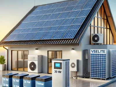 Гібридна сонячна електростанція "під ключ" VSElite на 30 кВт